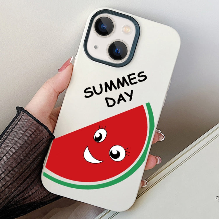 Watermelon PC Hybrid TPU Phone Case, For iPhone 15, For iPhone 14 Plus, For iPhone 14