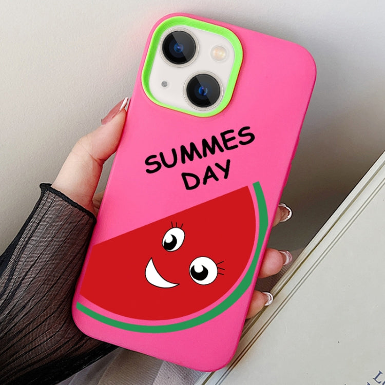 Watermelon PC Hybrid TPU Phone Case, For iPhone 15, For iPhone 14 Plus, For iPhone 14