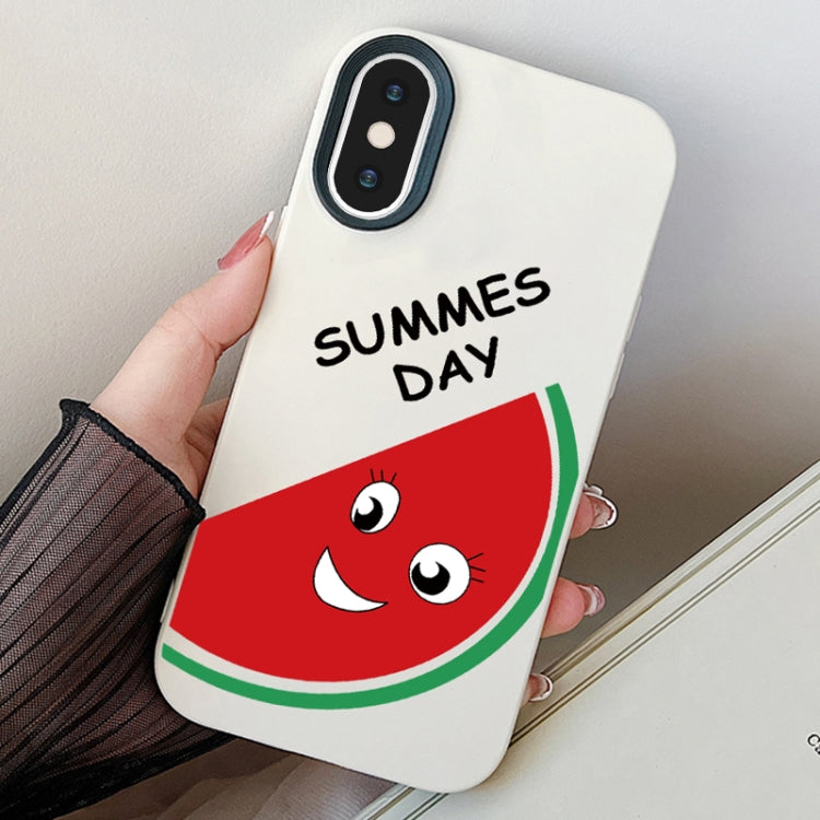 Watermelon PC Hybrid TPU Phone Case, For iPhone 11 Pro, For iPhone X / XS, For iPhone XR