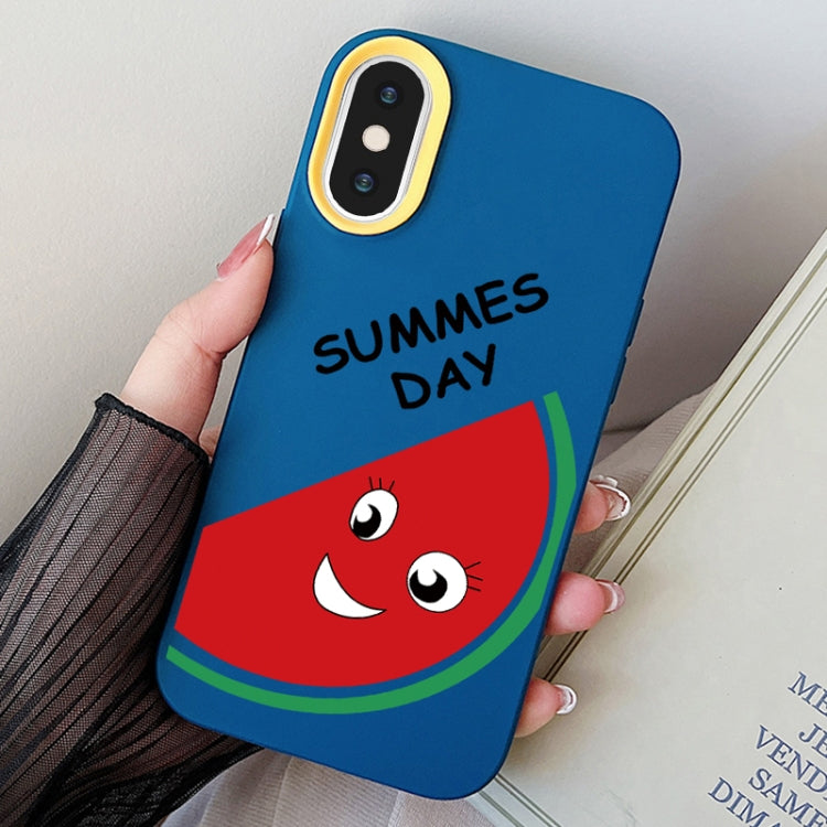 Watermelon PC Hybrid TPU Phone Case, For iPhone XS Max, For iPhone 7 Plus / 8 Plus