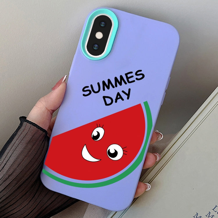 Watermelon PC Hybrid TPU Phone Case, For iPhone XS Max, For iPhone 7 Plus / 8 Plus