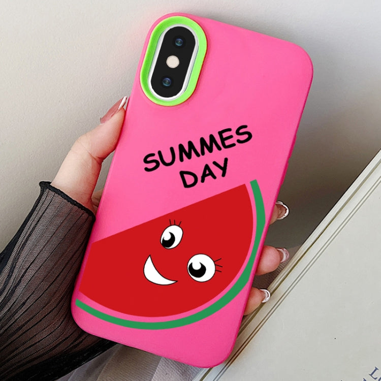 Watermelon PC Hybrid TPU Phone Case, For iPhone XS Max, For iPhone 7 Plus / 8 Plus
