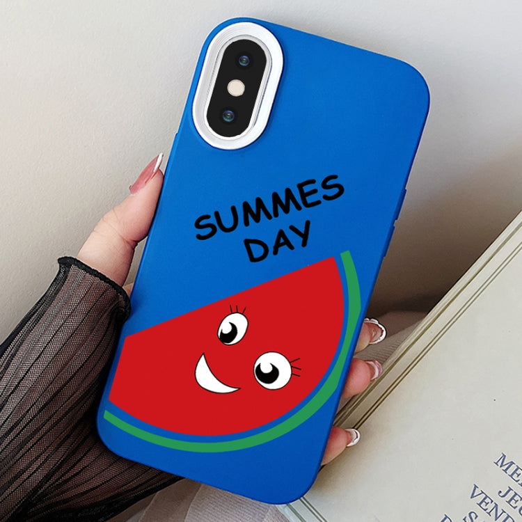 Watermelon PC Hybrid TPU Phone Case, For iPhone XS Max, For iPhone 7 Plus / 8 Plus