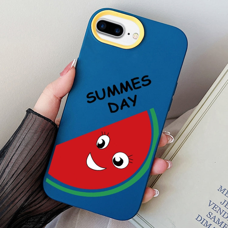 Watermelon PC Hybrid TPU Phone Case, For iPhone XS Max, For iPhone 7 Plus / 8 Plus