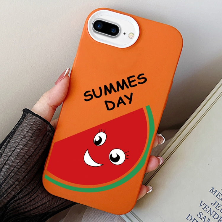 Watermelon PC Hybrid TPU Phone Case, For iPhone XS Max, For iPhone 7 Plus / 8 Plus