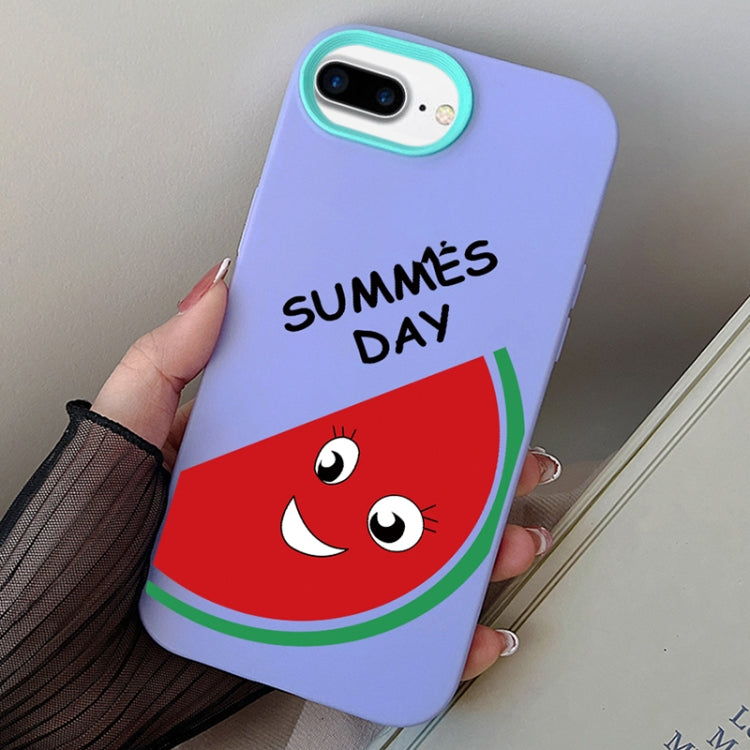 Watermelon PC Hybrid TPU Phone Case, For iPhone XS Max, For iPhone 7 Plus / 8 Plus