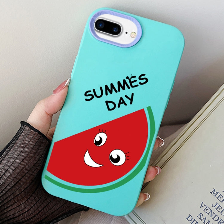 Watermelon PC Hybrid TPU Phone Case, For iPhone XS Max, For iPhone 7 Plus / 8 Plus