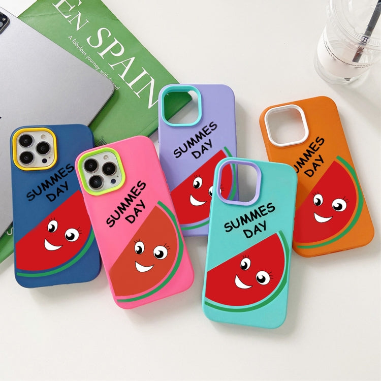 Watermelon PC Hybrid TPU Phone Case, For iPhone 15 Pro Max, For iPhone 15 Pro, For iPhone 15 Plus