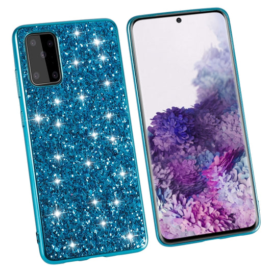 Samsung Galaxy A51 5G glitter case back view showcasing premium TPU construction