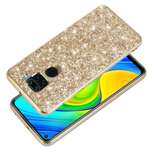 Shockproof TPU case for Samsung Galaxy Note 20 with embedded glitter powder sparkle effect