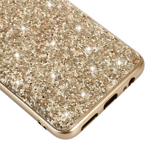 Galaxy Note 20 glitter powder case with impact-resistant TPU material for daily protection