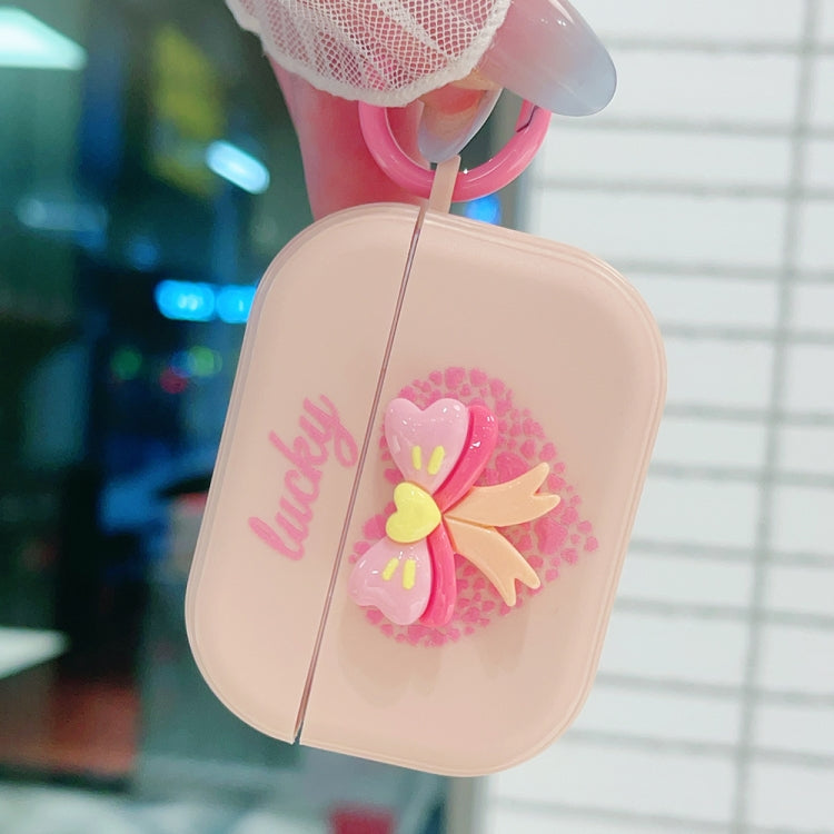 3D Love Bowknot Bluetooth Earphone Protective Case, For AirPods Pro 2, For AirPods 3, For AirPods Pro, For AirPods 2 / 1