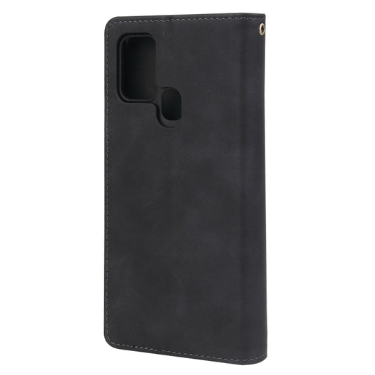 Horizontal flip design leather case for Note20 Ultra with lanyard attachment and card storage