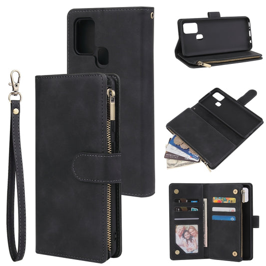 Retro frosted leather flip case for Samsung Galaxy Note20 Ultra with card slots and built-in holder