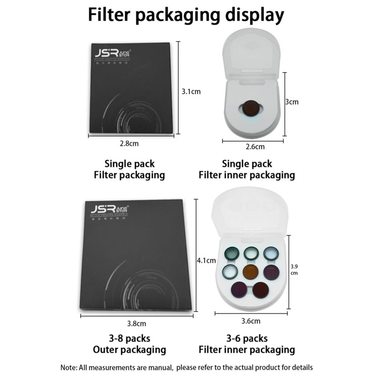 For Insta360 GO 3S JUNESTAR Camera Lens Filter, MCUV, CPL, ND8, ND16, ND32, ND64, NIGHT, STAR, Adjustable CPL, 2 in 1 UV, 3 in 1 UV, 3 in 1 CPL ND8-16, 4 in 1 NDPL, 4 in 1 ND, 6 in 1 STAR CPL ND, 6 in 1 Adjustable, 8 in 1 UV CPL ND NIGHT