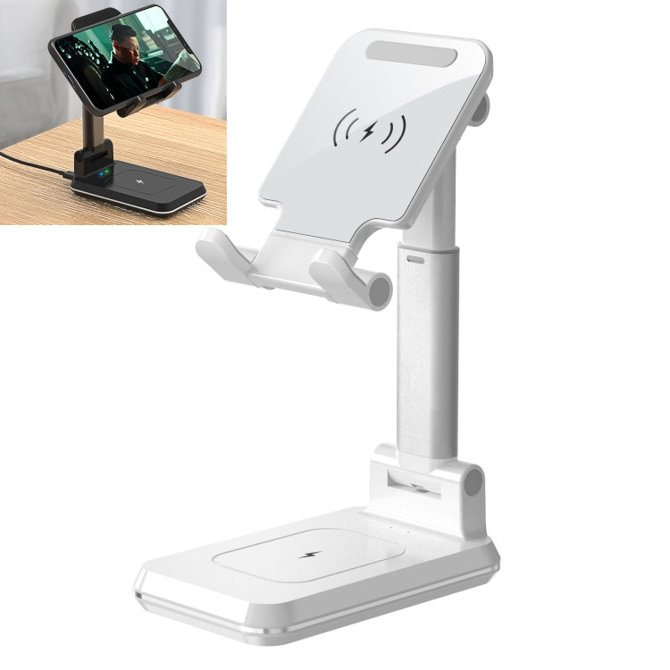 Support pliable portable 2 en 1 T6, chargement sans fil, support uniquement, charge simple, charge double