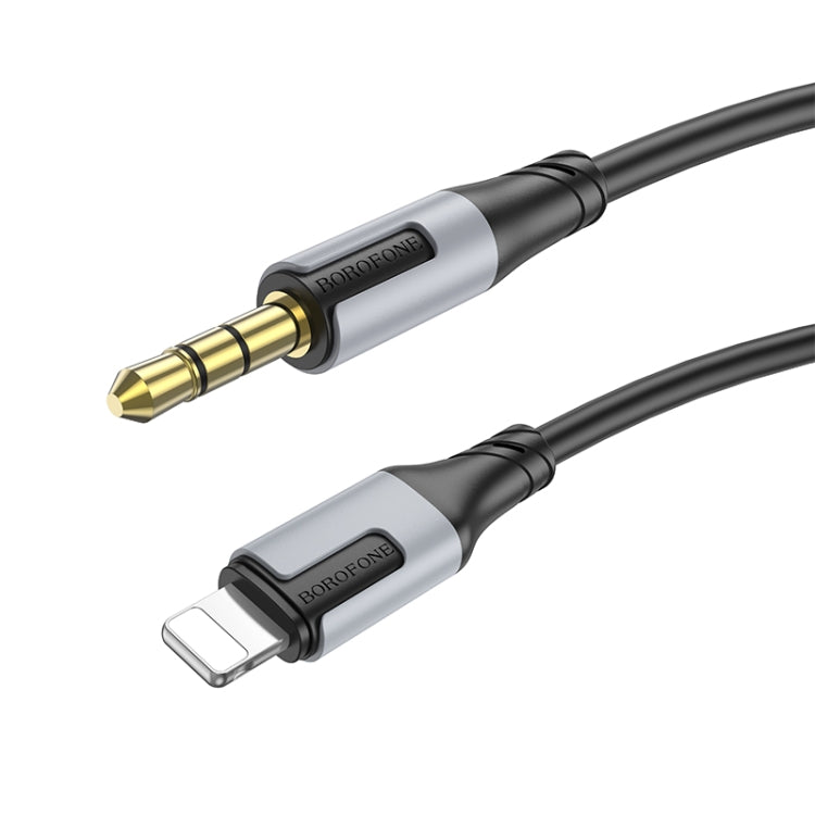 Câble audio Borofone BL19 AUX Creator, câble 3,5 mm vers 8 broches, longueur : 1 m, 3,5 mm vers 8 broches