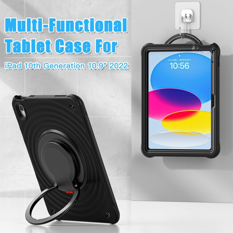 Rotation Handle Holder Silicone Hybrid PC Tablet Case, For iPad 10th Gen 10.9 2022, For iPad Air 11 2025 / 2024, For iPad Air 13 2025 / 2024, For iPad mini 2024 / mini 6, For iPad Pro 13 2024, For iPad Pro 11 2024