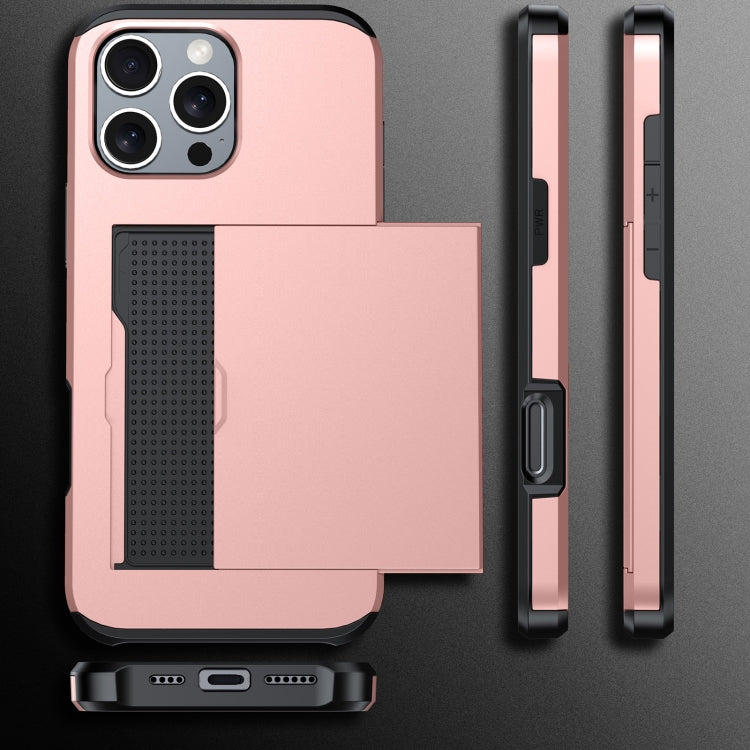 Shockproof Armor Case With Card Slot For iPhone 16 Plus And iPhone 16