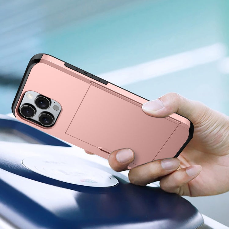 Shockproof Armor Case With Card Slot For iPhone 16 Plus And iPhone 16