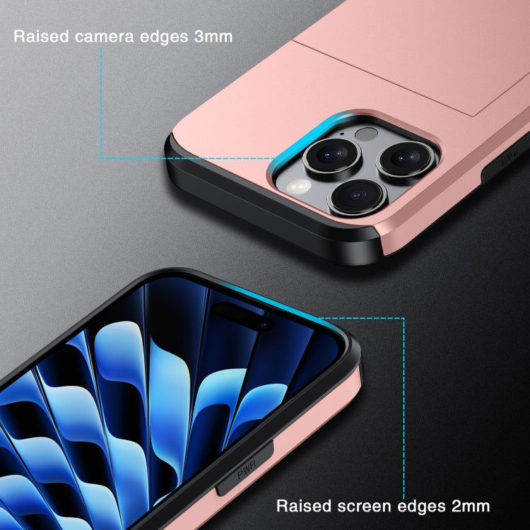 Shockproof Armor Case With Card Slot For iPhone 16 Plus And iPhone 16