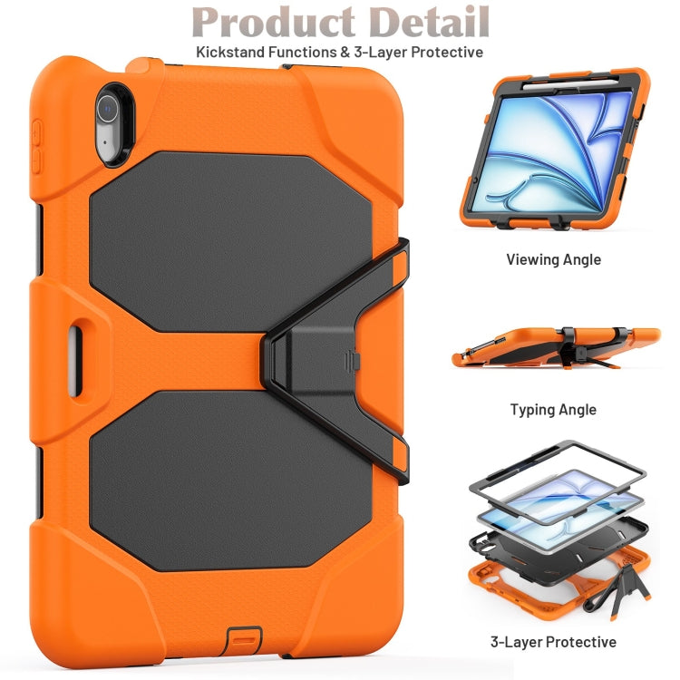 Colorful Silicone Heavy Duty Hybrid PC Tablet Case, For iPad Air 11 2026 / 2025 / 2024, For iPad Pro 11 2025 / 2024