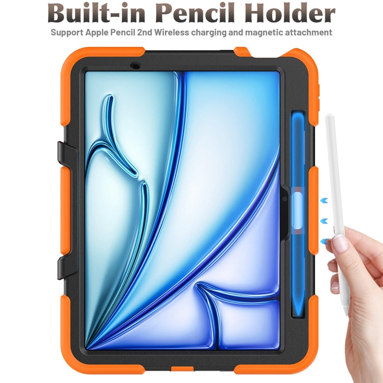 Colorful Silicone Heavy Duty Hybrid PC Tablet Case, For iPad Air 11 2026 / 2025 / 2024, For iPad Pro 11 2025 / 2024