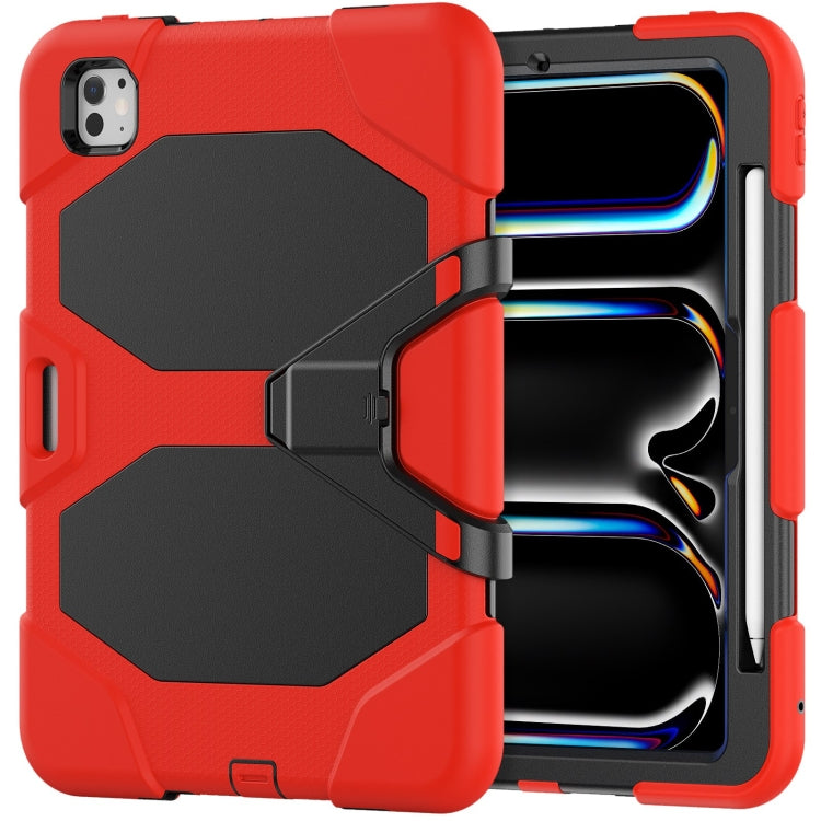 Colorful Silicone Heavy Duty Hybrid PC Tablet Case, For iPad Air 11 2026 / 2025 / 2024, For iPad Pro 11 2025 / 2024