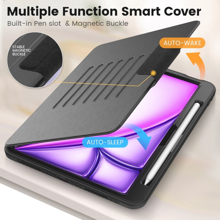 Smart B Magnetic Holder Leather Tablet Case, For iPad Air 11 2026 / 2025 / 2024, For iPad Pro 11 2025 / 2024