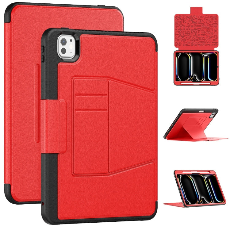 Smart B Magnetic Holder Leather Tablet Case, For iPad Air 11 2026 / 2025 / 2024, For iPad Pro 11 2025 / 2024