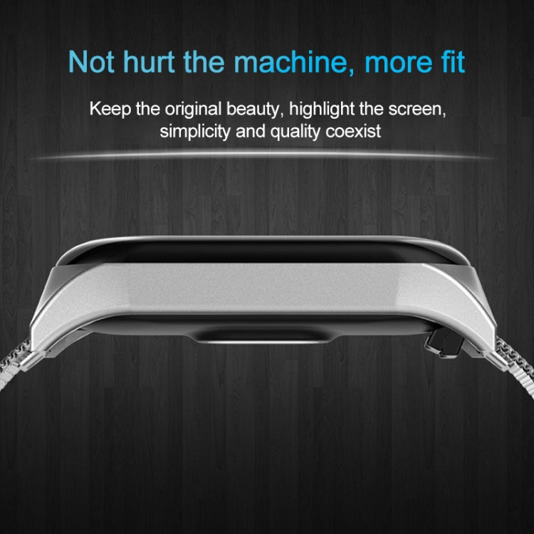 For Xiaomi Mi Band 4 / 3 Milanese Metal Replacement Strap Watchband, Silver, Black, Rose Gold, Rose Pink