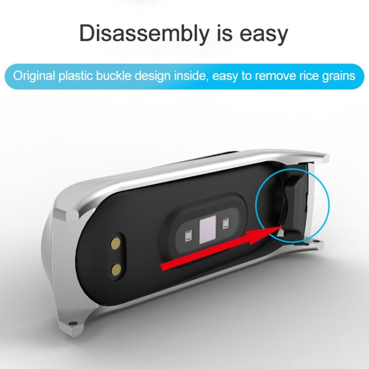 For Xiaomi Mi Band 4 / 3 Milanese Metal Replacement Strap Watchband, Silver, Black, Rose Gold, Rose Pink