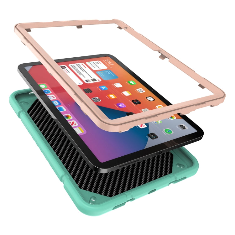 Armor Holder Silicone Hybrid PC Tablet Case, For iPad 10th Gen 10.9 2022, For iPad Pro 11 2022 / 2021 / 2020