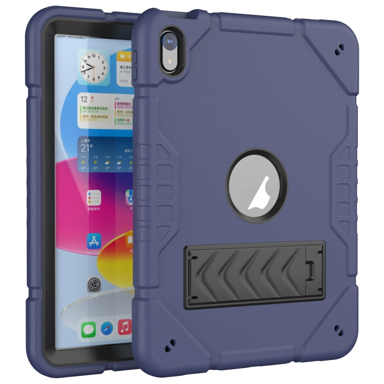 Armor Holder Silicone Hybrid PC Tablet Case, For iPad 10th Gen 10.9 2022, For iPad Pro 11 2022 / 2021 / 2020