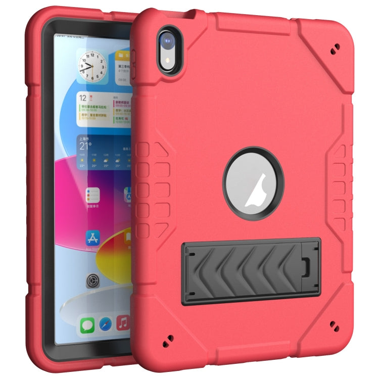 Armor Holder Silicone Hybrid PC Tablet Case, For iPad 10th Gen 10.9 2022, For iPad Pro 11 2022 / 2021 / 2020