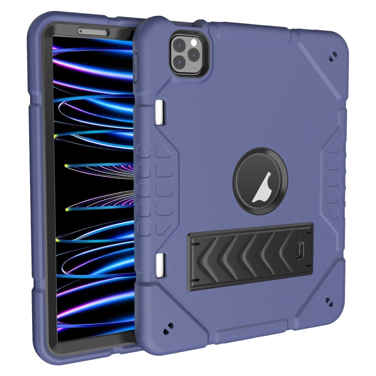 Armor Holder Silicone Hybrid PC Tablet Case, For iPad 10th Gen 10.9 2022, For iPad Pro 11 2022 / 2021 / 2020