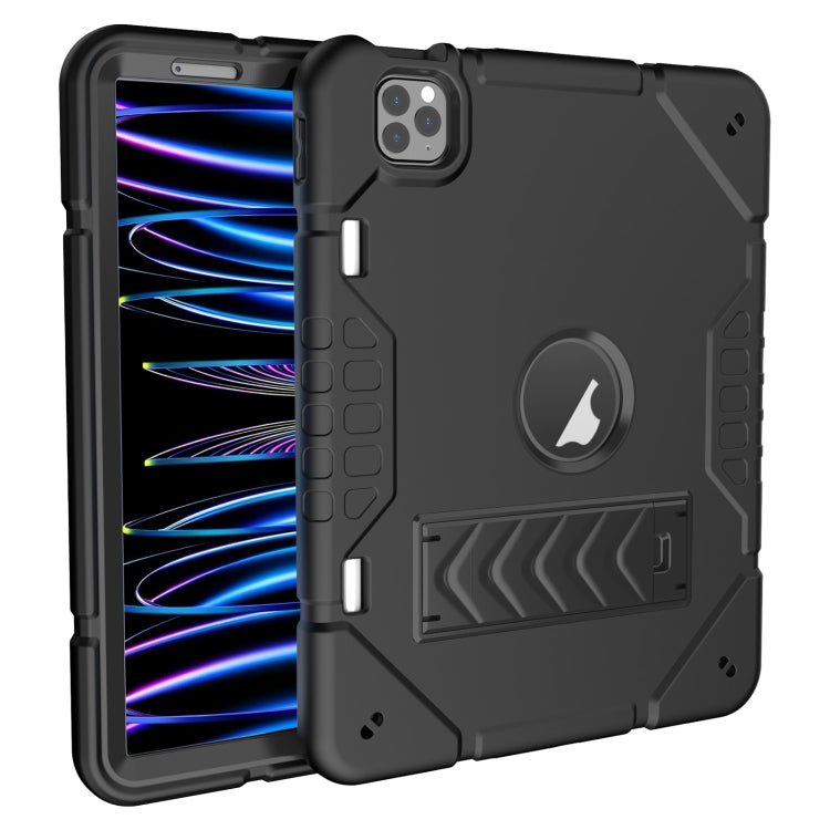 Armor Holder Silicone Hybrid PC Tablet Case, For iPad 10th Gen 10.9 2022, For iPad Pro 11 2022 / 2021 / 2020