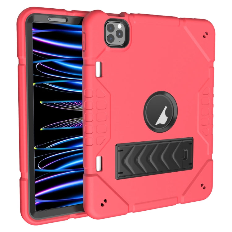 Armor Holder Silicone Hybrid PC Tablet Case, For iPad 10th Gen 10.9 2022, For iPad Pro 11 2022 / 2021 / 2020
