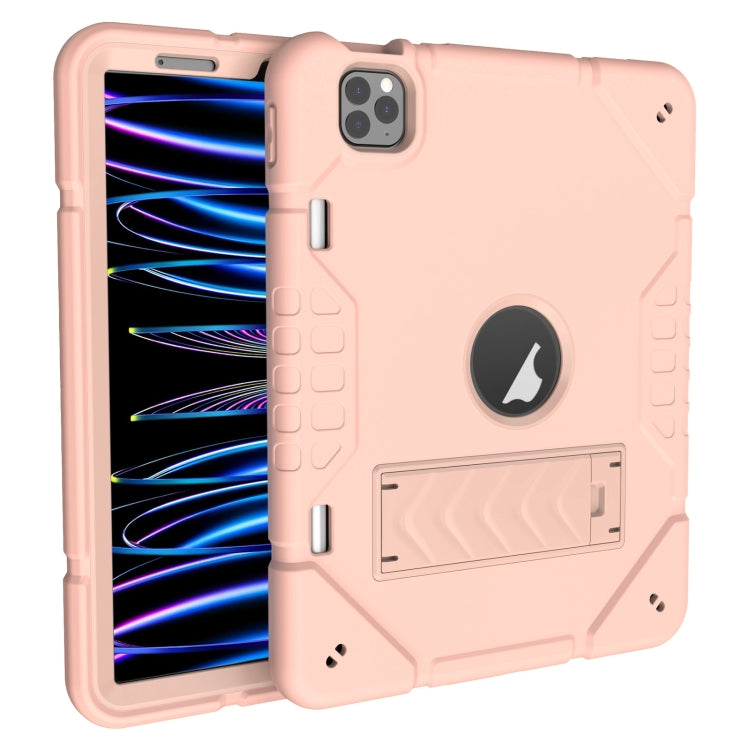 Armor Holder Silicone Hybrid PC Tablet Case, For iPad 10th Gen 10.9 2022, For iPad Pro 11 2022 / 2021 / 2020