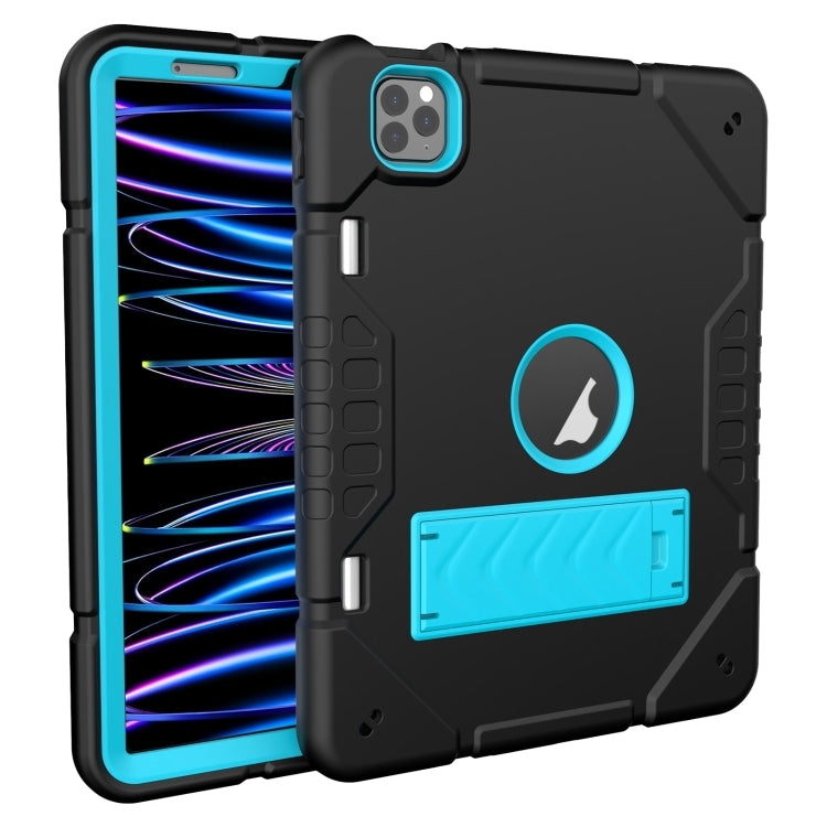 Armor Holder Silicone Hybrid PC Tablet Case, For iPad Air 11 2025 / 2024, For iPad Pro 11 2022 / 2021 / 2020