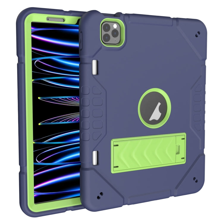 Armor Holder Silicone Hybrid PC Tablet Case, For iPad Air 11 2025 / 2024, For iPad Pro 11 2022 / 2021 / 2020