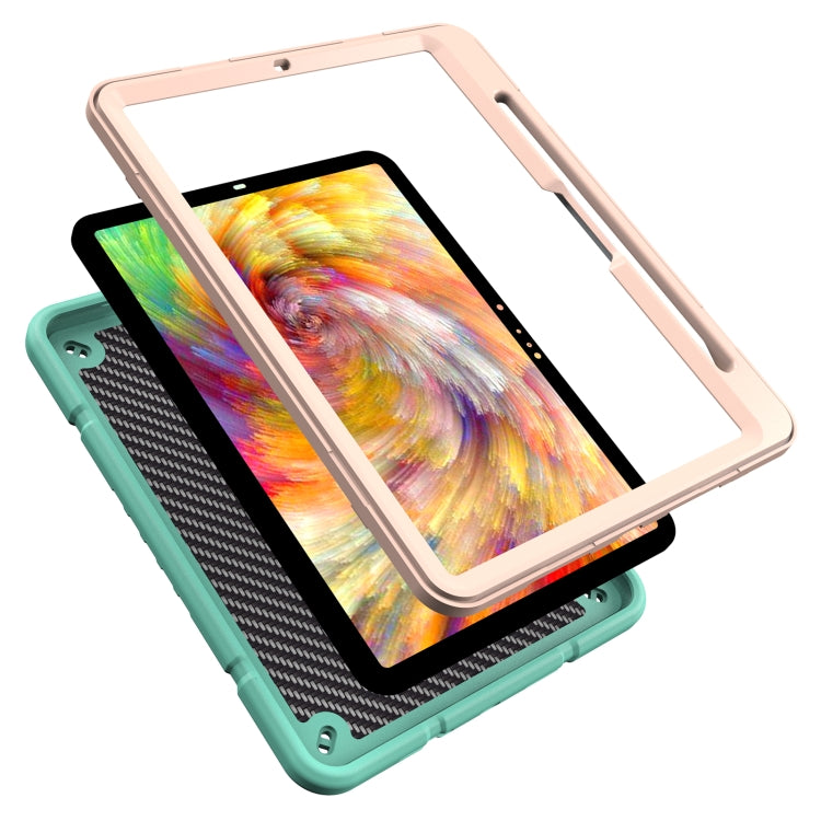 Armor Holder Silicone Hybrid PC Tablet Case, For iPad Pro 11 2025 / 2024, For iPad 10th Gen 10.9 2022