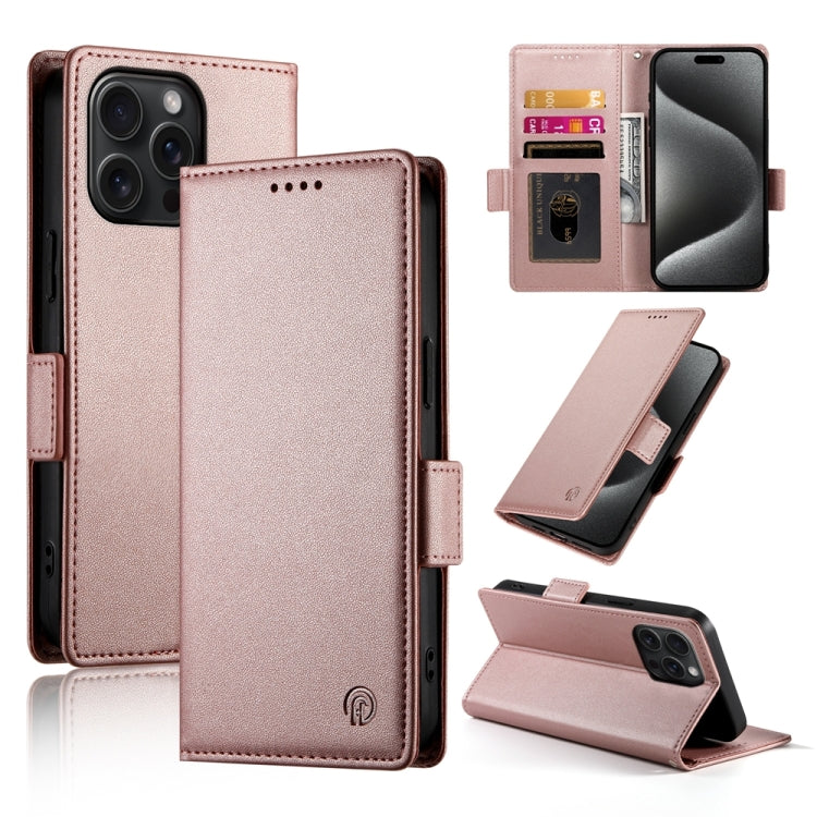 Side Buckle Magnetic Frosted Leather Phone Case