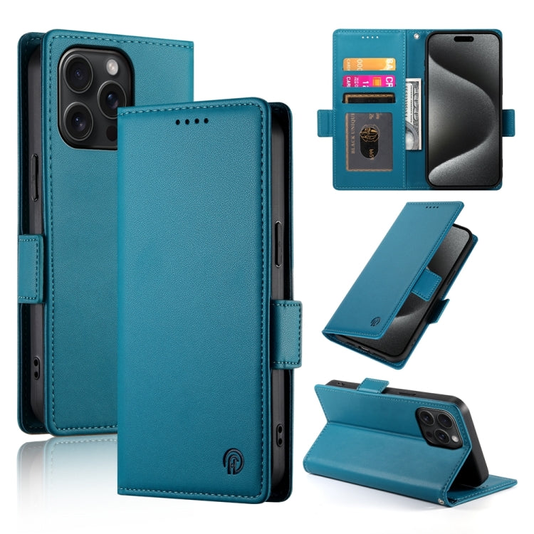 Side Buckle Magnetic Frosted Leather Phone Case