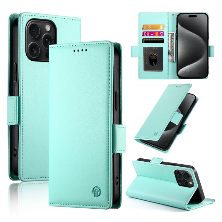 Side Buckle Magnetic Frosted Leather Phone Case