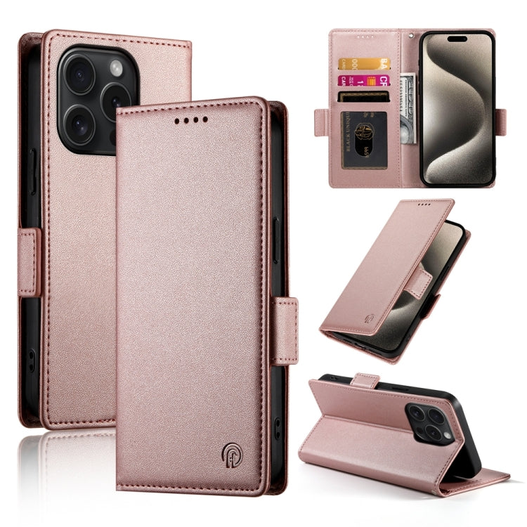 Side Buckle Magnetic Frosted Leather Phone Case