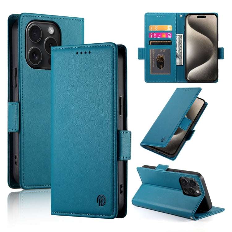 Side Buckle Magnetic Frosted Leather Phone Case