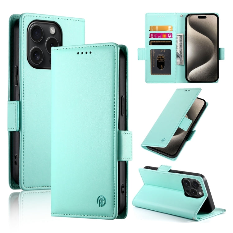 Side Buckle Magnetic Frosted Leather Phone Case