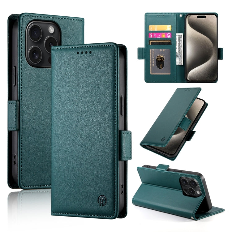 Side Buckle Magnetic Frosted Leather Phone Case