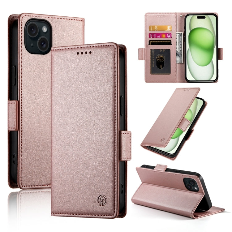 Side Buckle Magnetic Frosted Leather Phone Case